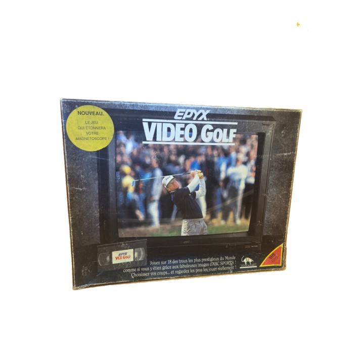 Notice Papier EPYX Video Golf VHS - Règle Originale Vintage Occas