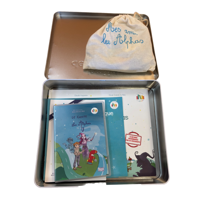 Le Coffret des Alphas - Récréalire - Méthode lecture 5 ans