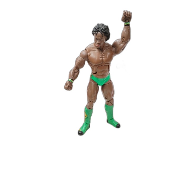 Figurine WWE Mattel Kofi Kingston - Action Figure Catch Articulée - Oc