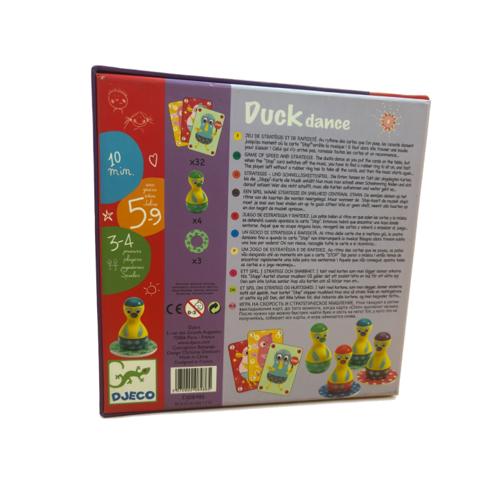 Duck Dance - Djeco - Jeu de Rapidité 5 ans 2-3 Joueurs