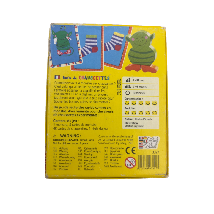 Rafle de Chaussettes - HABA - Jeu de cartes 4 ans 2-6 joueurs