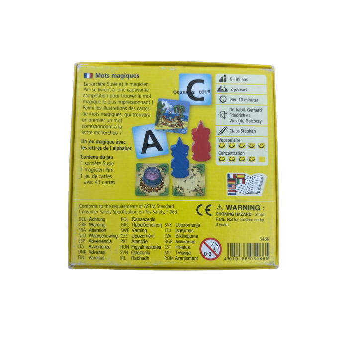 Mots Magiques - HABA - Jeu Éducatif Alphabet 6 ans 2 joueurs