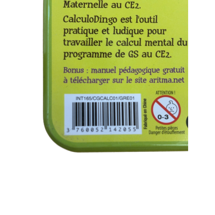 CalculoDingo - Cocktail Games - Jeu Calcul Mental 5 ans 2-6 j