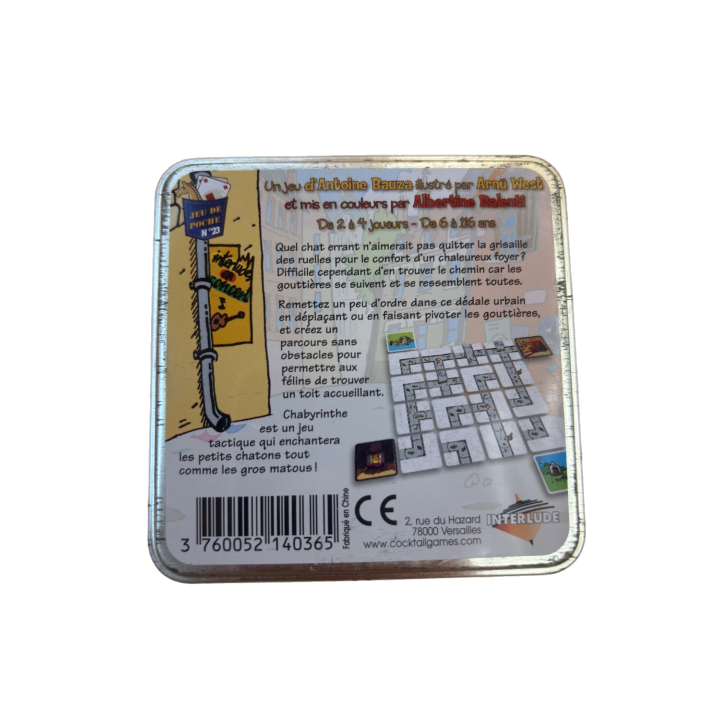 Chabyrinthe - Cocktail Games - Jeu Tactique 6 ans 2-4 j