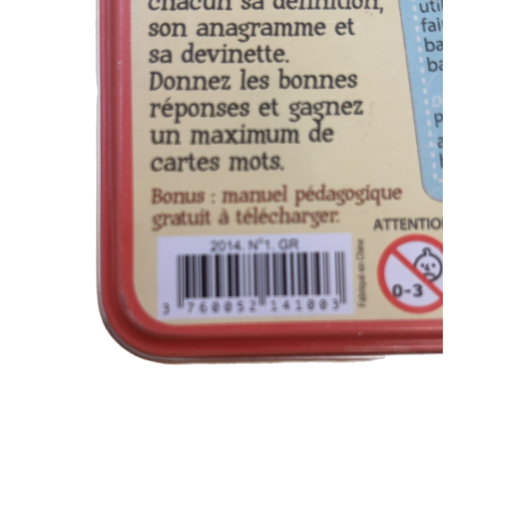Vocadingo - Cocktail Games - Jeu Vocabulaire 6 ans 2-6 j