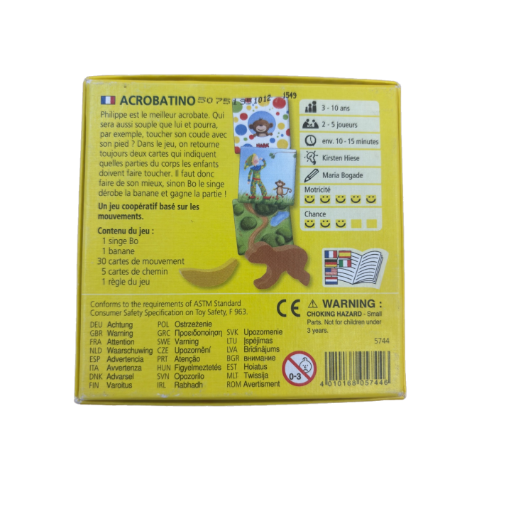 Acrobatino - HABA - Jeu coopératif 3-10 ans 2-5 joueurs