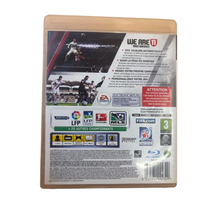 FIFA 11 - EA Sports - PS3 - Jeu Vidéo Occasion Vérifiée |