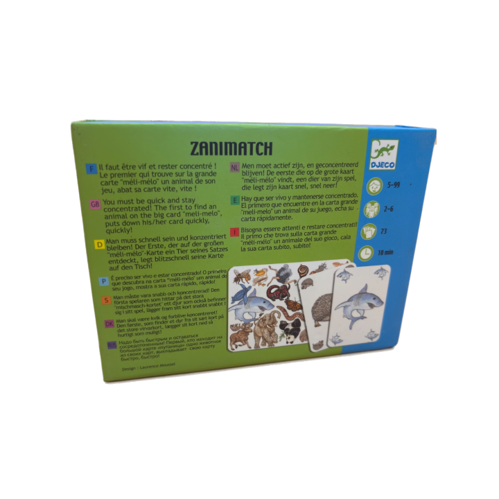 Zanimatch - Djeco - Jeu Observation Rapidité 5 ans 2-6 j