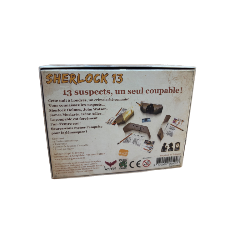 Sherlock 13 - Letheia - Jeu enquête déduction 10 ans 2-4 j