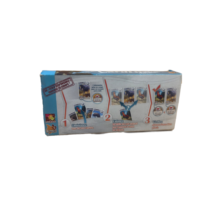 Cardline Animaux - Bombyx - Jeu Cartes Éducatif 7 ans 2-8 j