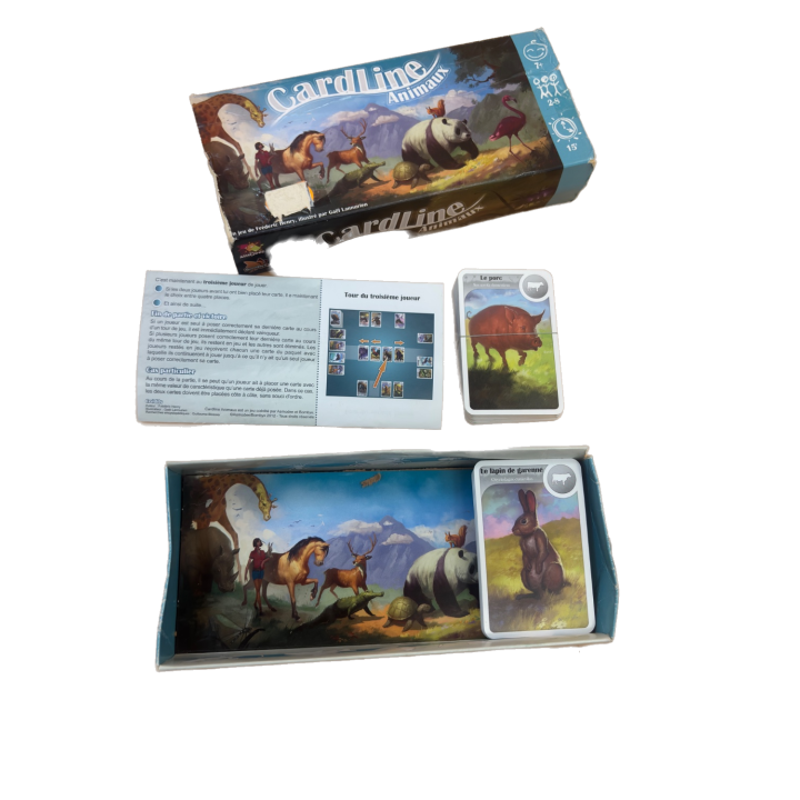 Cardline Animaux - Bombyx - Jeu Cartes Éducatif 7 ans 2-8 j