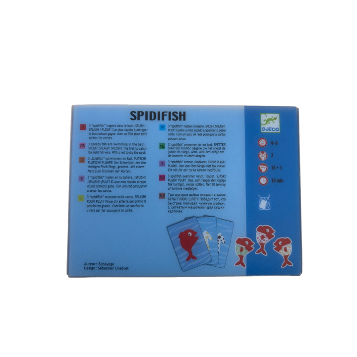 Spidifish - Djeco - Jeu rapidité aquatique 4-8 ans