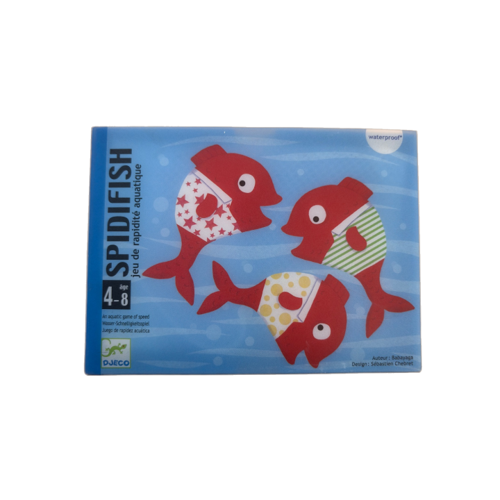 Règle Originale Spidifish Djeco - Notice Officielle Jeu Rapidité 