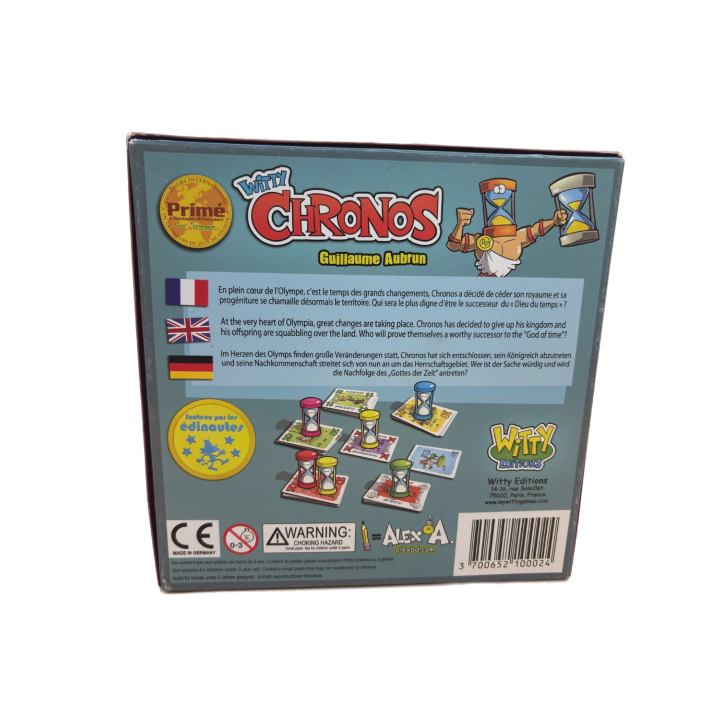Witty Chronos - Witty Editions - Jeu stratégie 8 ans 2-6 j