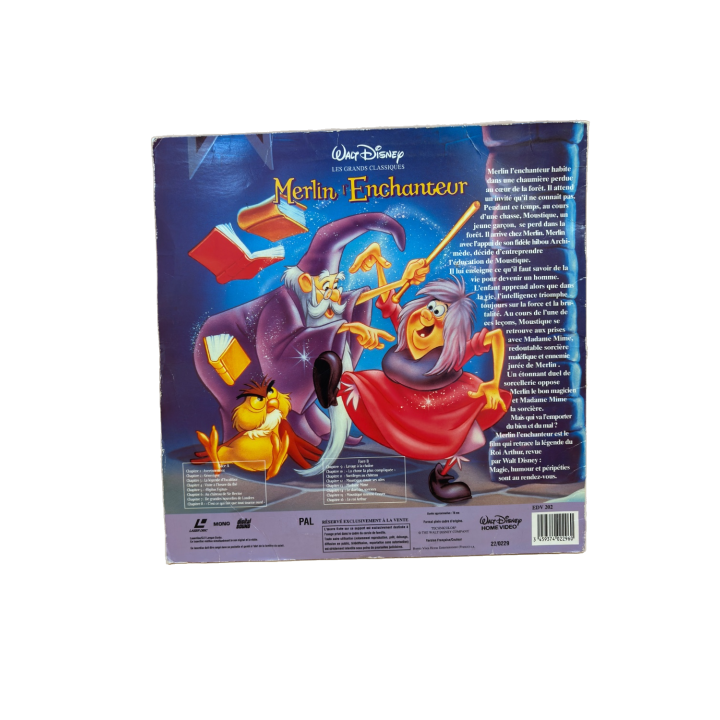 Merlin l'Enchanteur - Disney - Laserdisc PAL VF