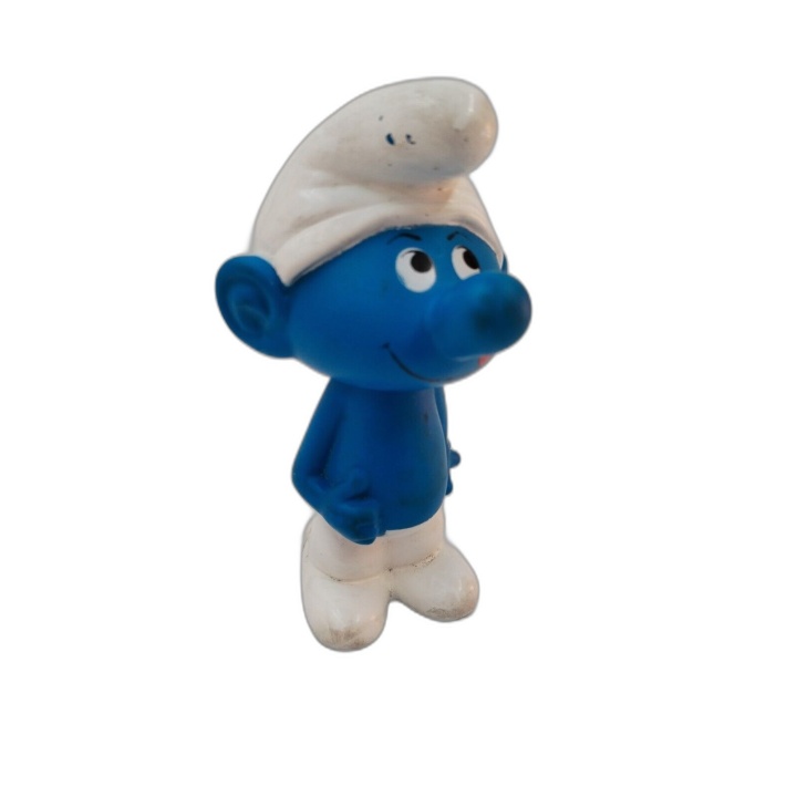 Schtroumpf Figurine Pouet Peyo - FIBA Télé Cip 1983 Made in Italy - Vi