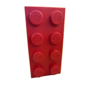 Boîte de Rangement LEGO Rouge Géante - Brique 2x4 - Stockage