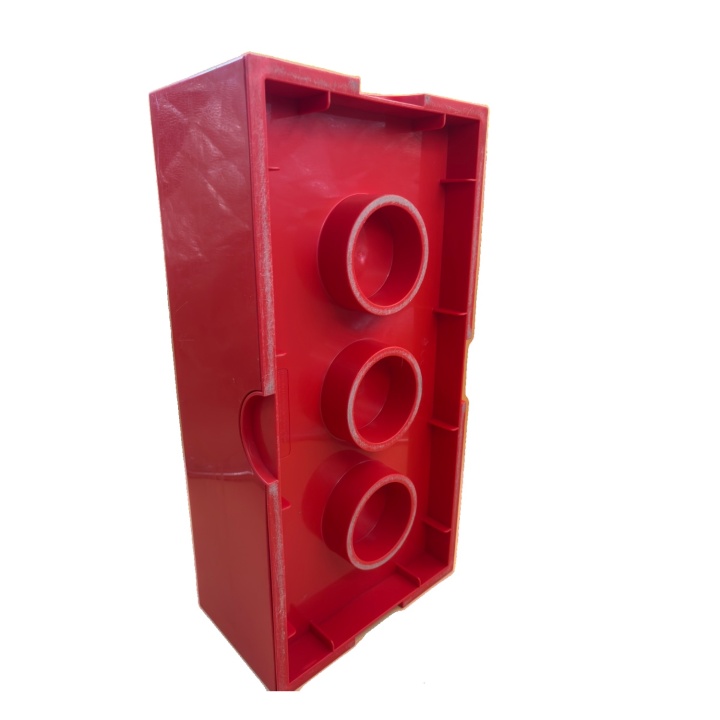 Boîte de Rangement LEGO Rouge Géante - Brique 2x4 - Stockage
