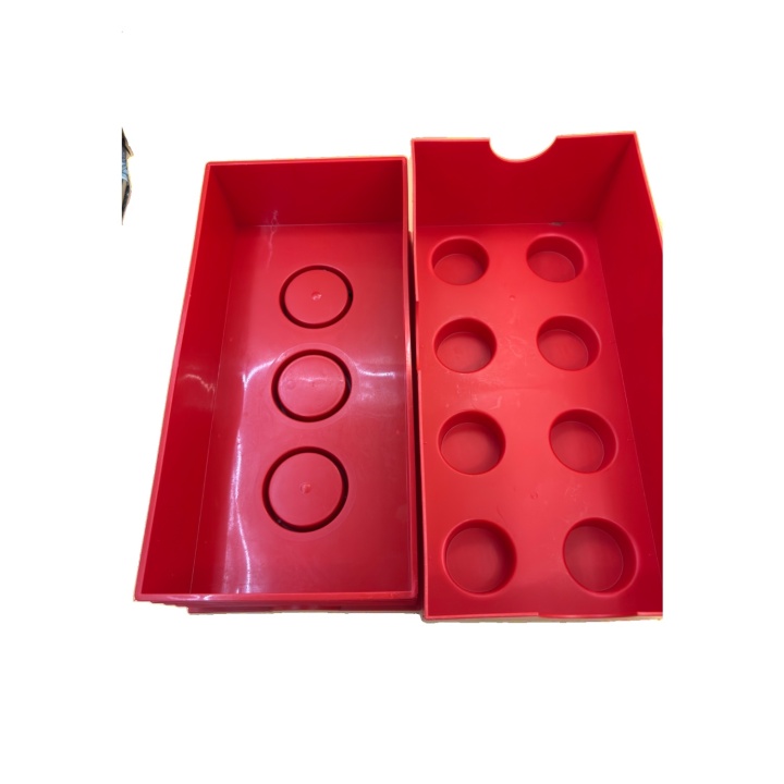 Boîte de Rangement LEGO Rouge Géante - Brique 2x4 - Stockage