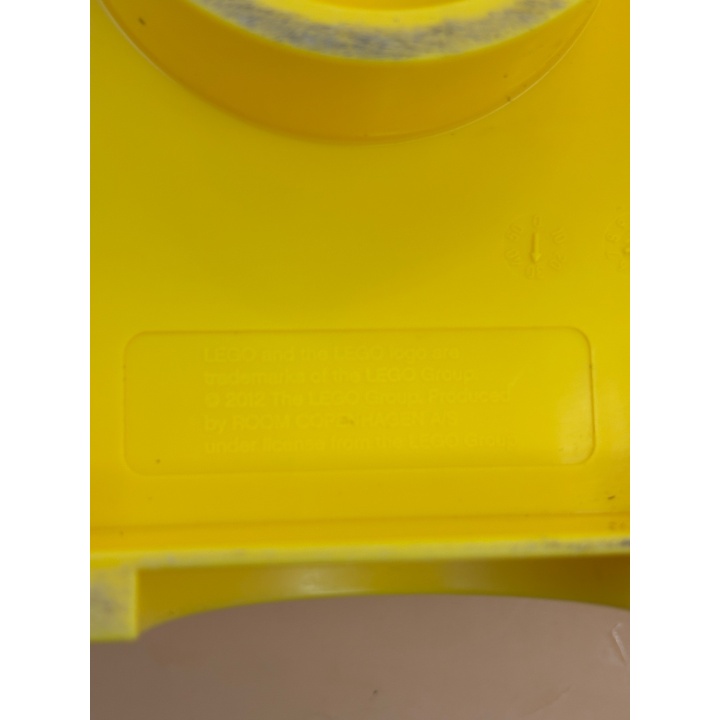 Boîte Rangement LEGO Brique Jaune - Stockage Déco Vintage