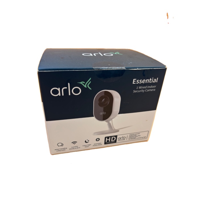 Arlo Essential - Caméra sécurité filaire HD Wi-Fi