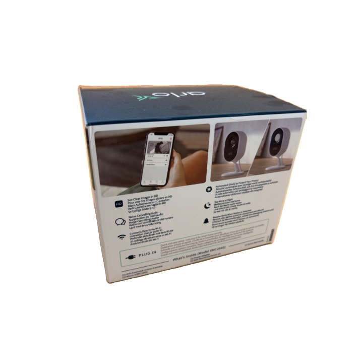 Arlo Essential - Caméra sécurité filaire HD Wi-Fi