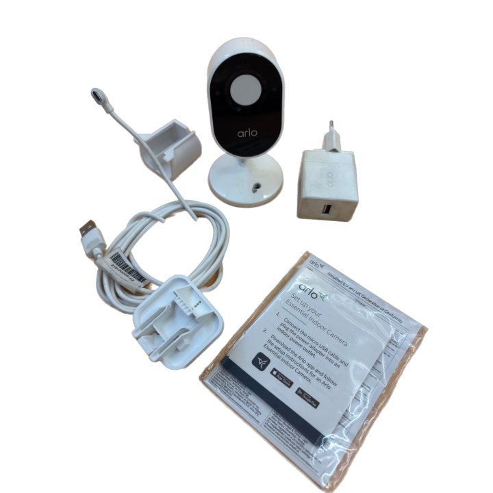 Arlo Essential - Caméra sécurité filaire HD Wi-Fi