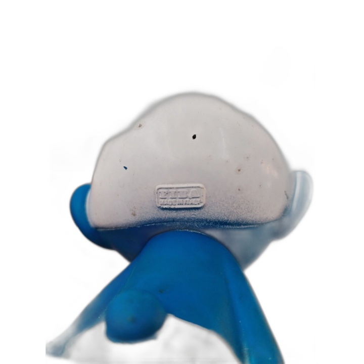 Schtroumpf Figurine Pouet Peyo - FIBA Télé Cip 1983 Made in Italy - Vi
