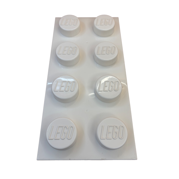 LEGO Boîte de Rangement Brique 2x4 Blanc - Conteneur Officiel