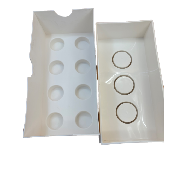 LEGO Boîte de Rangement Brique 2x4 Blanc - Conteneur Officiel