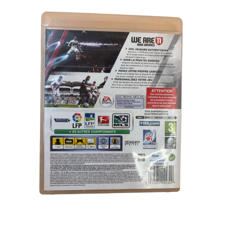 FIFA 11 - EA Sports - PS3 - Jeu Vidéo Occasion Complet Vérifié |