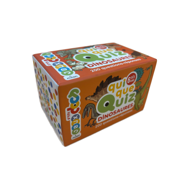 Qui Que Quiz Dinosaures - Milan - Jeu Quizz 8 ans