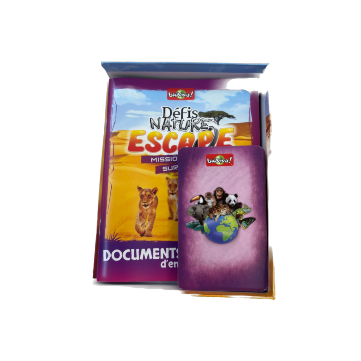 Défis Nature Escape - Bioviva - Jeu Enquête 7 ans 1-3 j