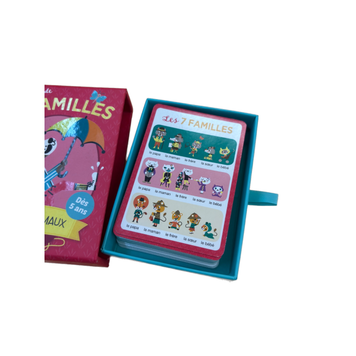 7 Familles Animaux - Auzou - Jeu Cartes 5 ans 2-5 j