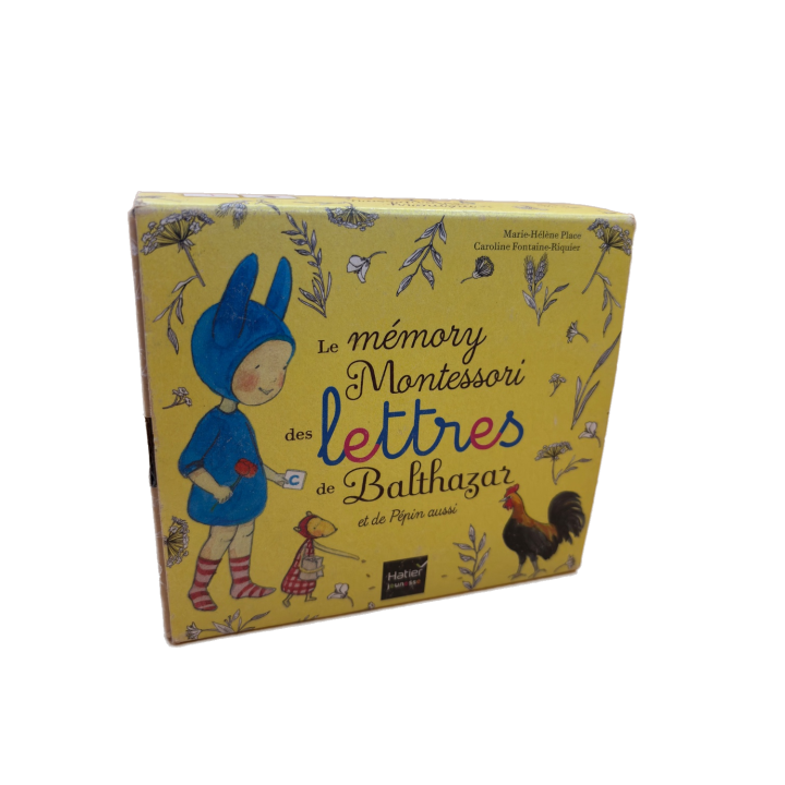 Mémory Montessori Lettres Balthazar - Hatier