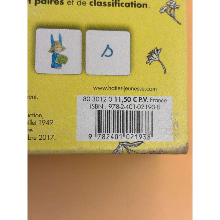 Mémory Montessori Lettres Balthazar - Hatier