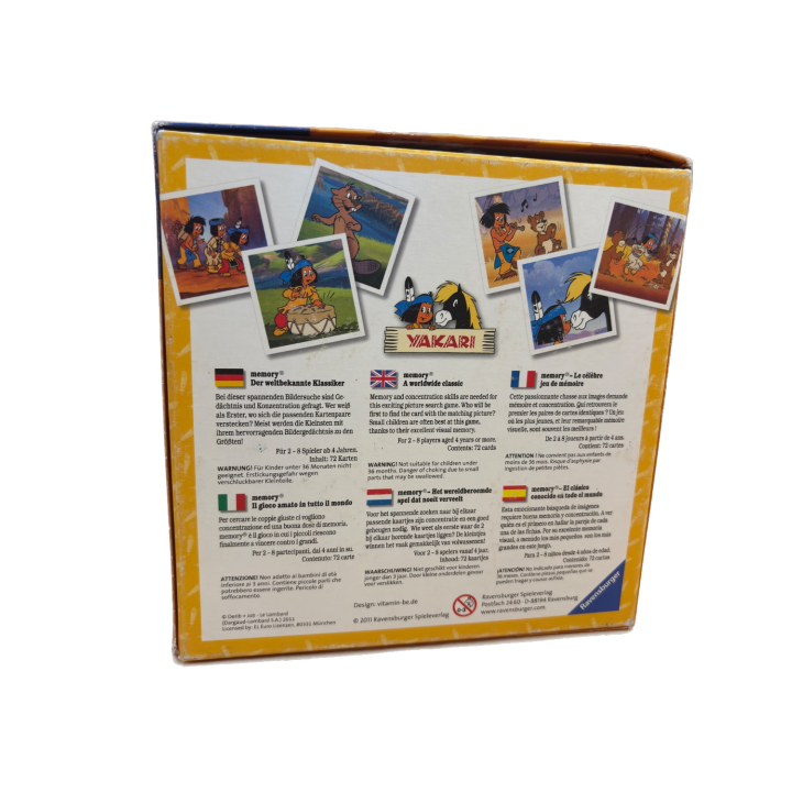 Memory Yakari - Ravensburger - Jeu de mémoire 4 ans 2-8 joueurs