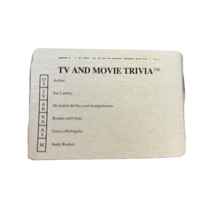 Extra Trivia TV & Movies - Paul Lamond