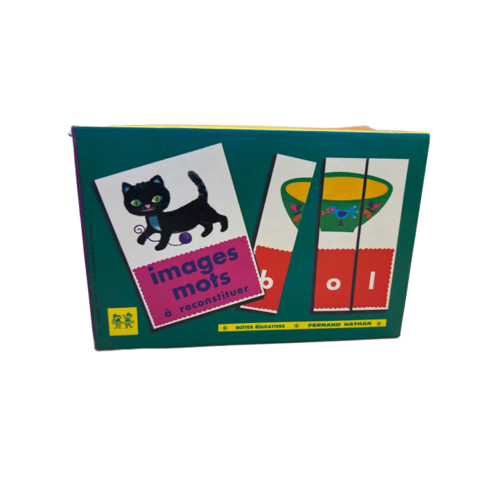 Images Mots à Reconstituer - Nathan - Jeu Éducatif 4 ans