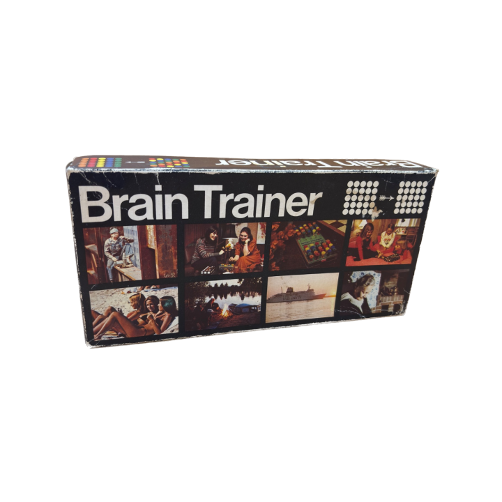 Brain Trainer - J.E.U. - Jeu Réflexion Logique Vintage