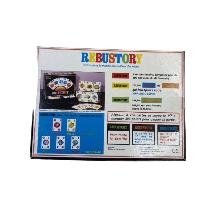 Rebustory - ICP - Jeu Cartes Famille 10 ans 2-6 j
