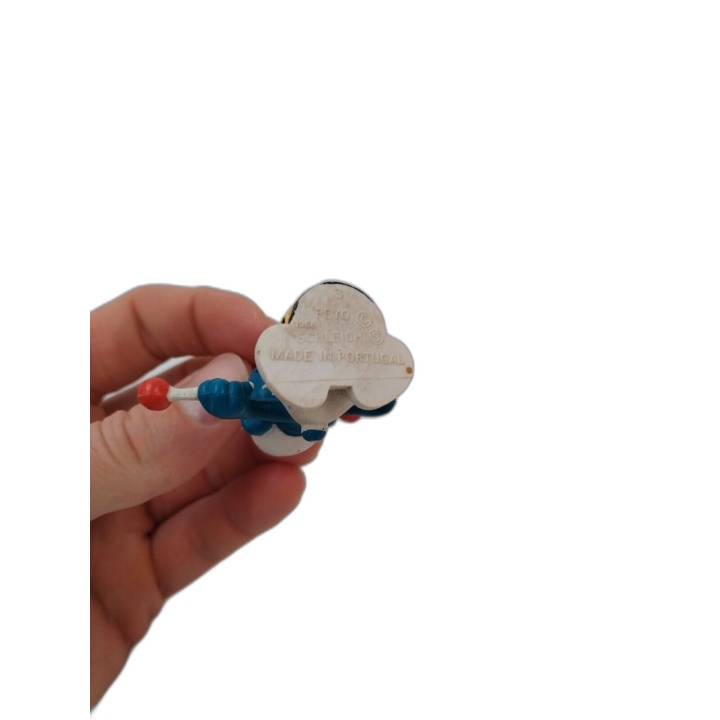Figurine Schtroumpf Batteur Peyo Schleich - Musique - Collection Vinta