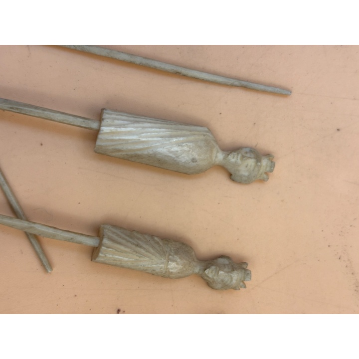Jonchets Vintage - Jeu de Jonchets Ancien - Bois Sculpté