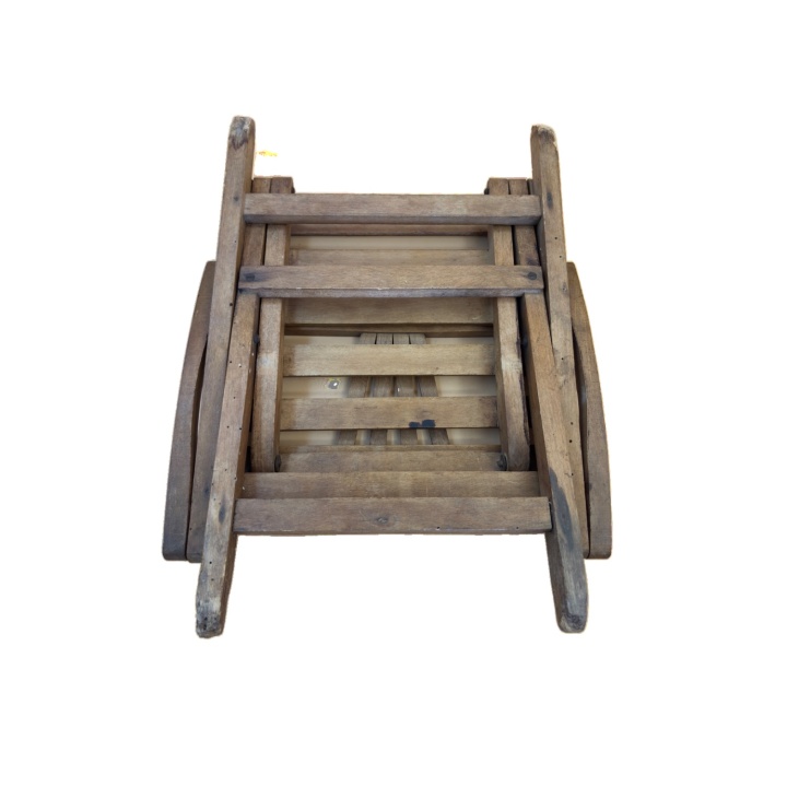 Chaise Pliante Vintage Bois - Style Bistrot Années 40-50