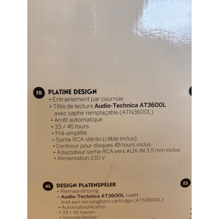 Platine Vinyle Thomson TT300 - Design Bois