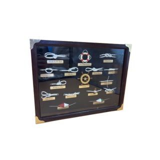 Tableau Nœuds Marins - Décoration Maritime Bois
