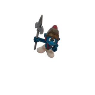 Figurine Schtroumpf Guerrier Hallebarde - Peyo Schleich - Vintage Coll
