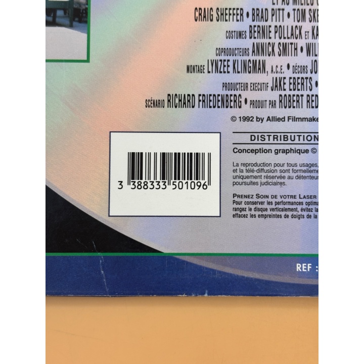 Et au milieu coule une Rivière - LaserDisc VF Dolby Surround