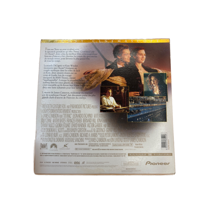 Titanic - Laserdisc - Format Cinémascope PAL