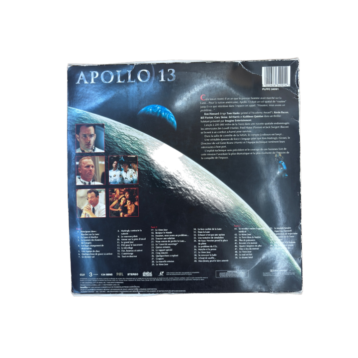 Apollo 13 - Pioneer LaserDisc - Film Ron Howard Tom Hanks